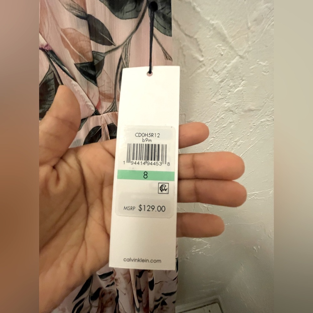 NWT Calvin Klein Floral Dress - Picture 4 of 6